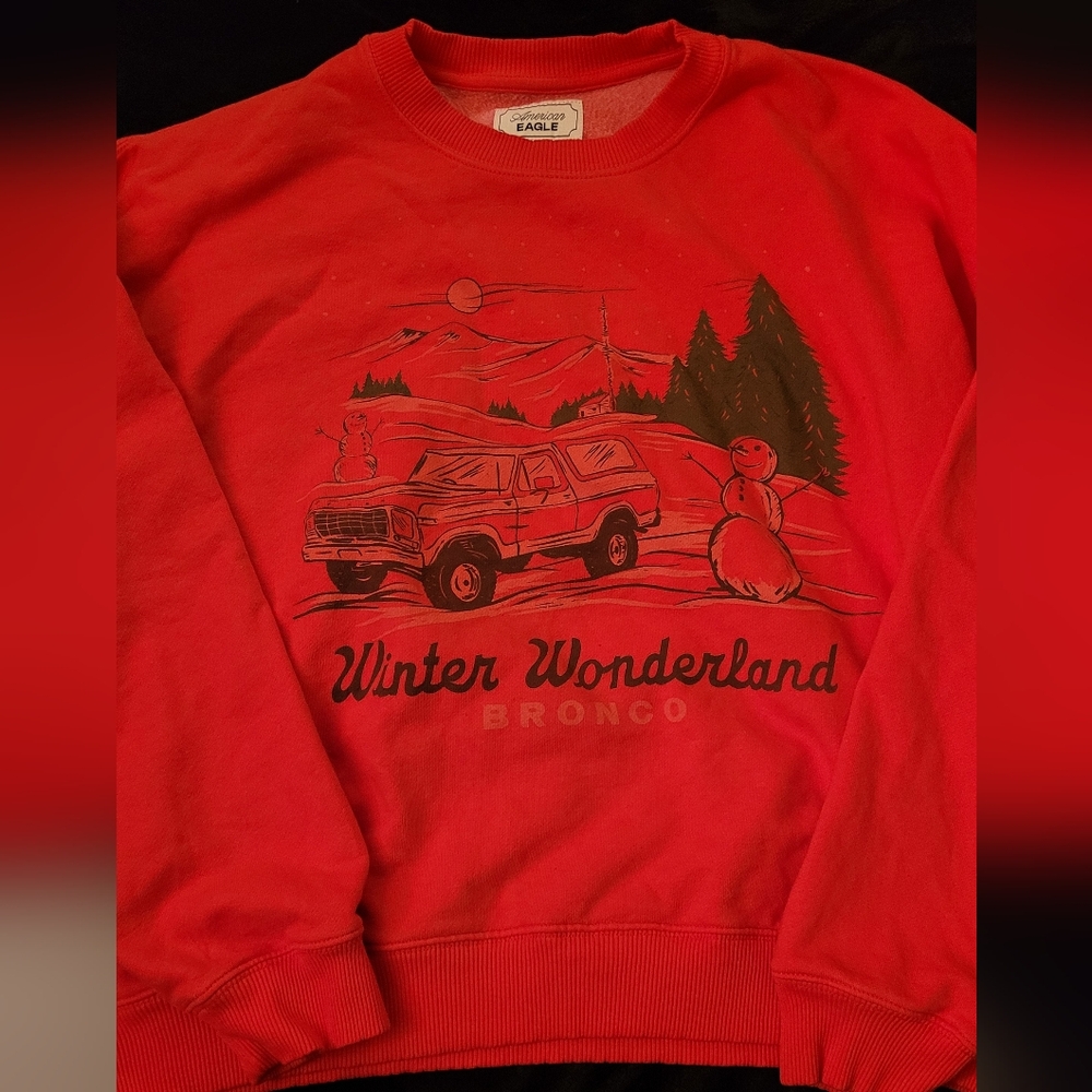 Red Winter Wonderland Sweater